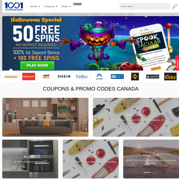 1001couponcodes.ca