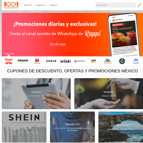 1001cuponesdedescuento.com.mx