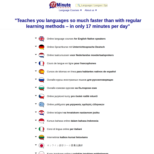 17-minute-languages.com