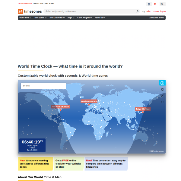 24timezones.com