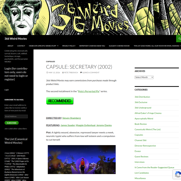 366weirdmovies.com