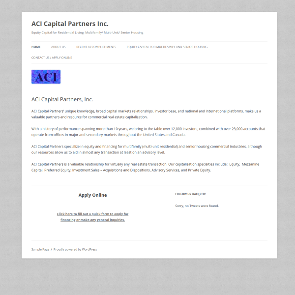 acicapitalpartners.com