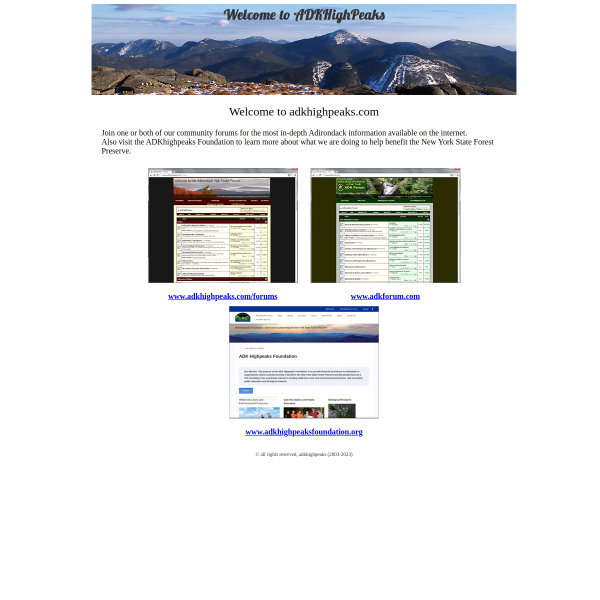 adkhighpeaks.com
