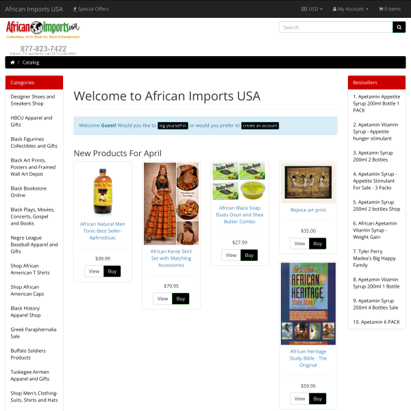 africanimportsusa.com