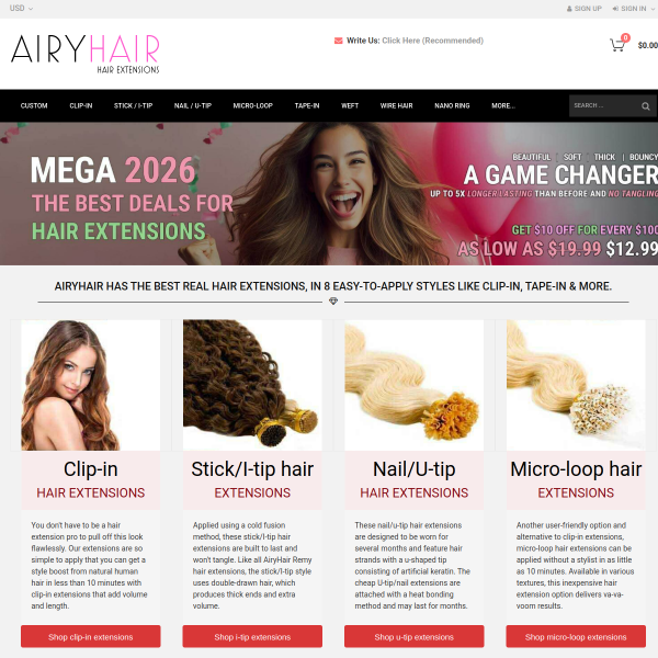 airyhair.com