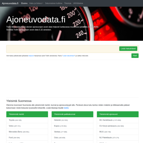 ajoneuvodata.fi