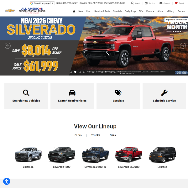 allamericanchevroletsanangelo.com