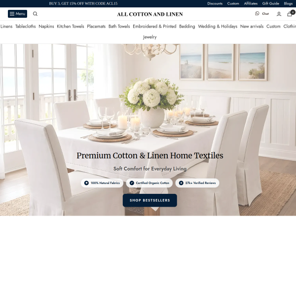 allcottonandlinen.com