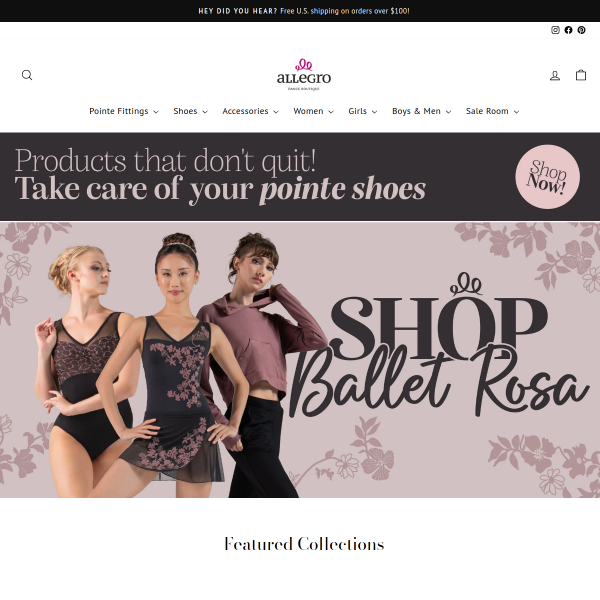 allegrodanceboutique.com