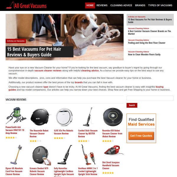 allgreatvacuums.com