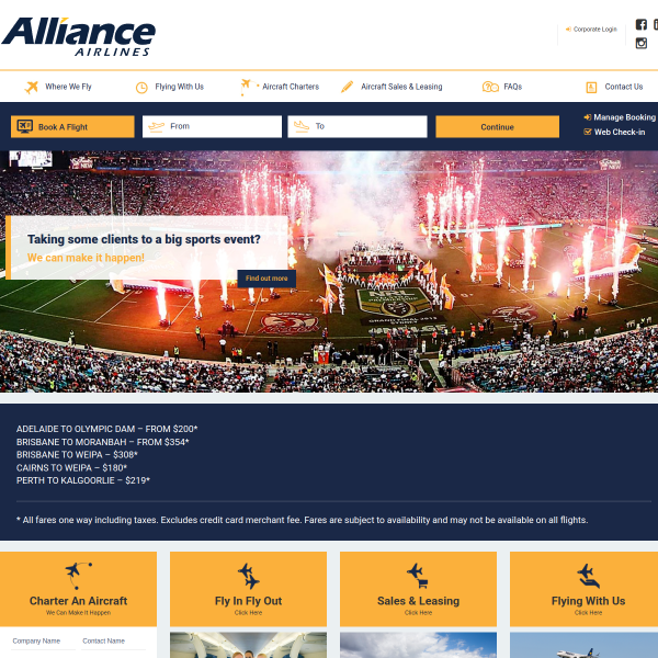 allianceairlines.com.au