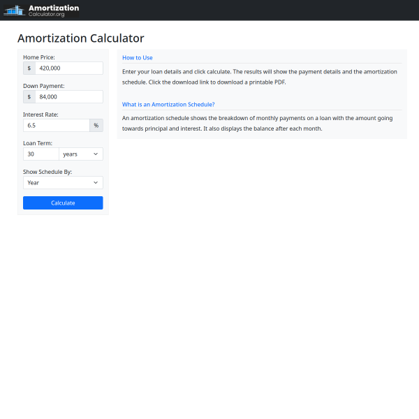 amortizationcalculator.org
