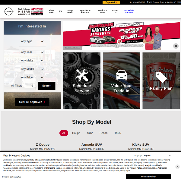 andersonnissan.com