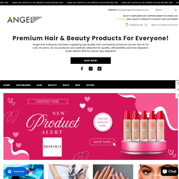 angelhairandbeauty.com