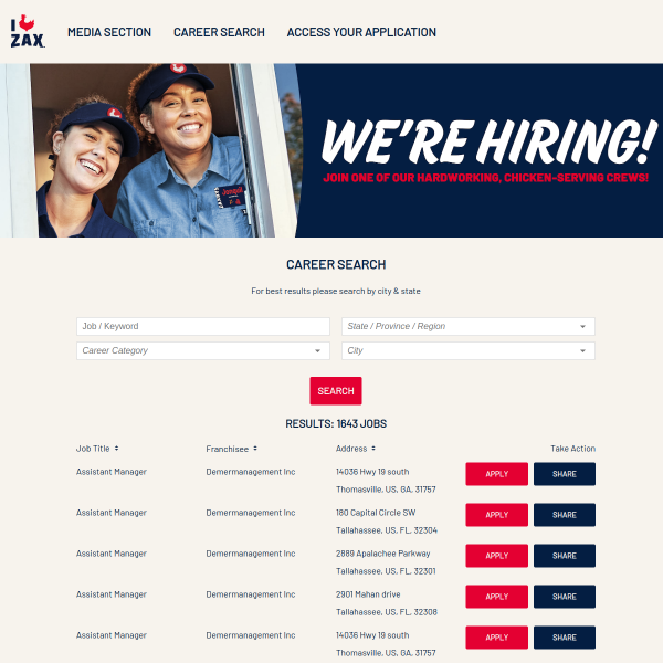 applyzaxbys.com