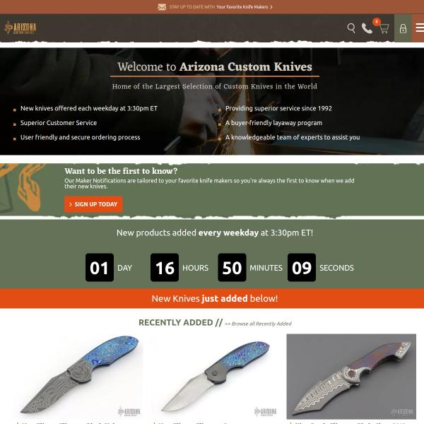 arizonacustomknives.com
