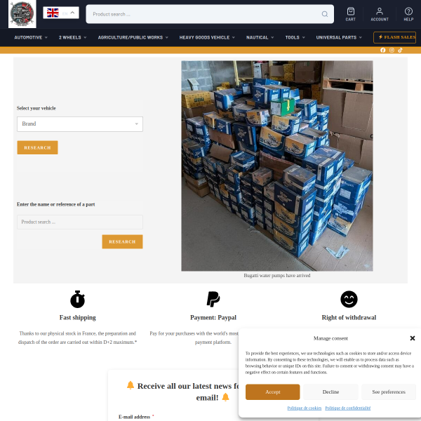 arrivagesautopieces.com