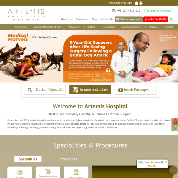 artemishospitals.com