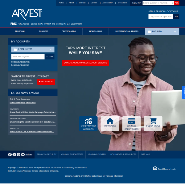 arvest.com