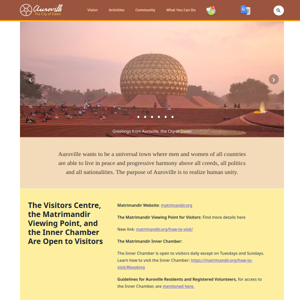 auroville.org