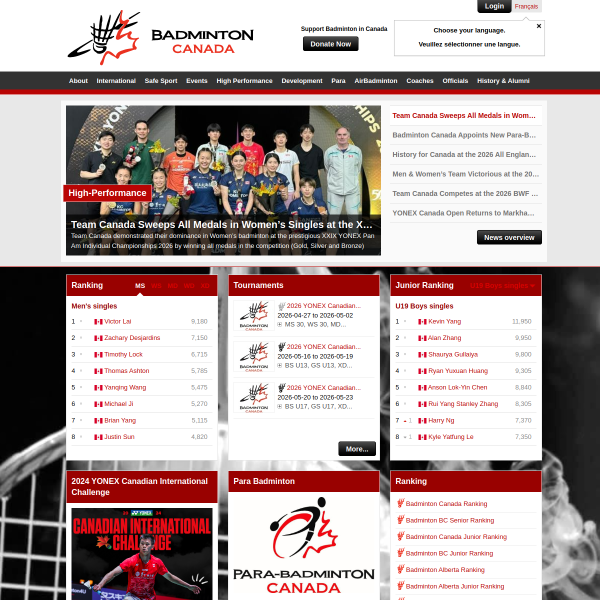 badminton.ca