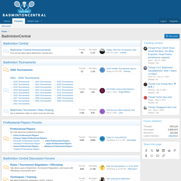 badmintoncentral.com