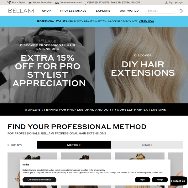bellamihair.com