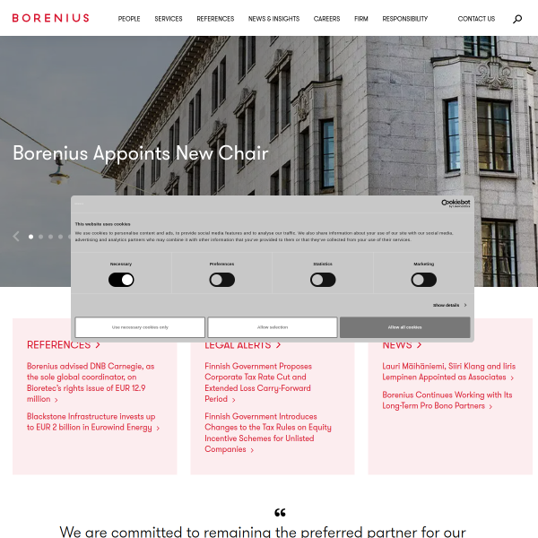borenius.com