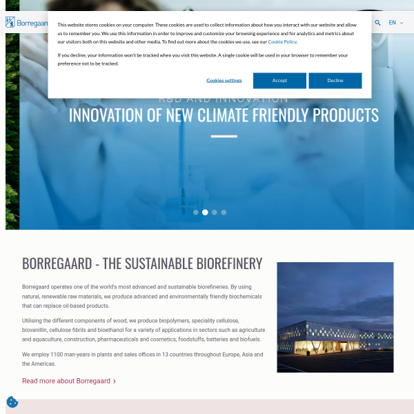 borregaard.com