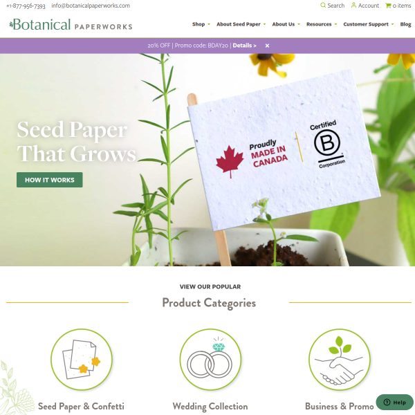 botanicalpaperworks.com