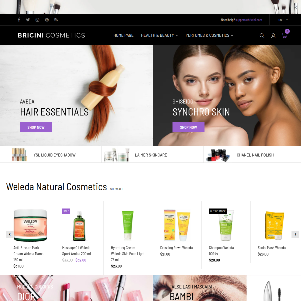 bricinicosmetics.com