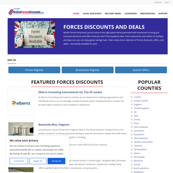 britishforcesdiscounts.co.uk