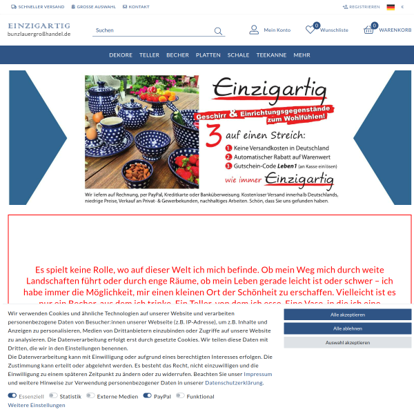 bunzlauergrosshandel.de