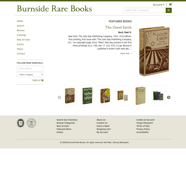 burnsiderarebooks.com