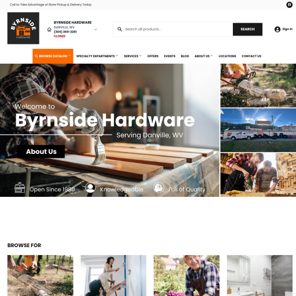 byrnsidehardware.net