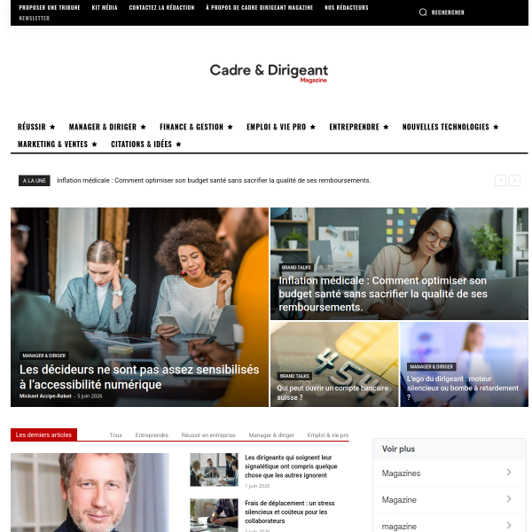 cadre-dirigeant-magazine.com