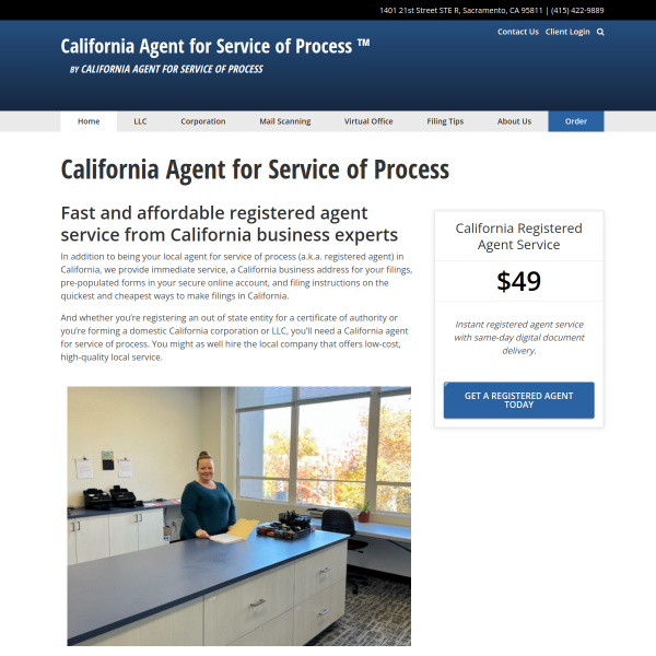 californiaagentforserviceofprocess.com