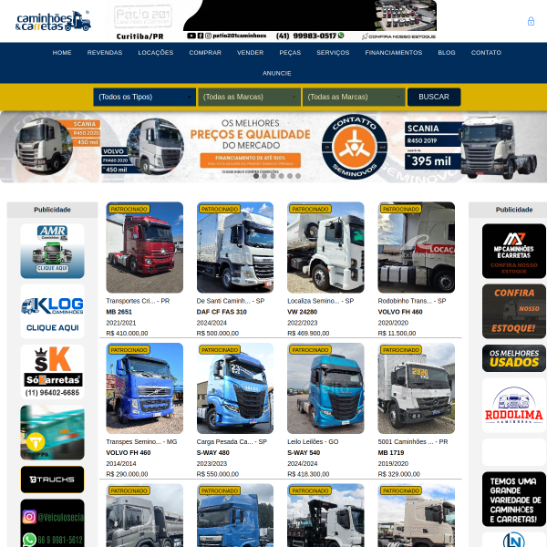caminhoesecarretas.com.br