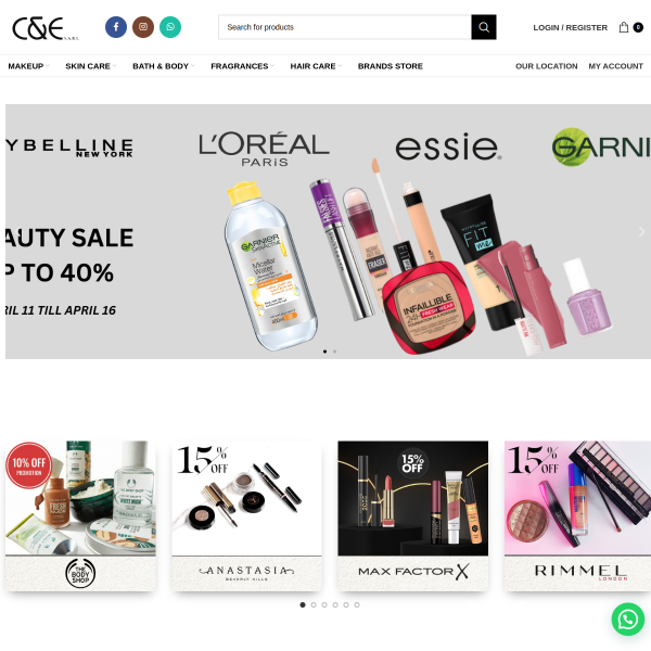 candecosmetics.com
