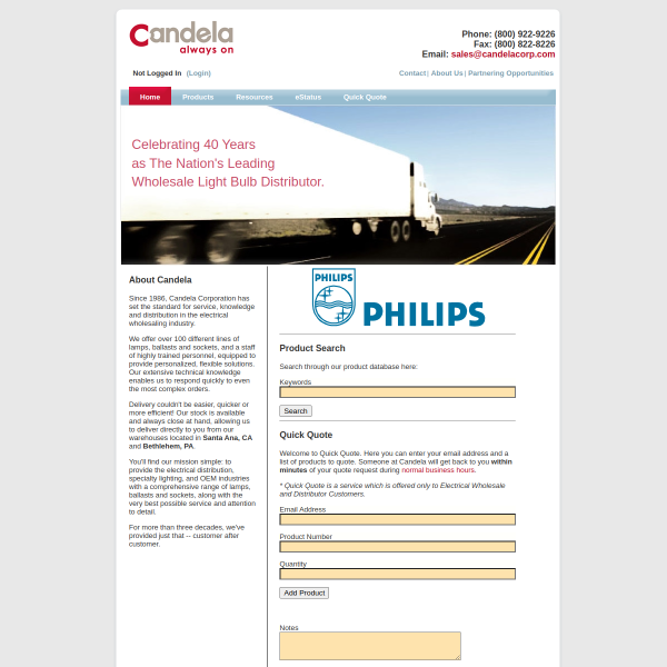 candelacorp.com