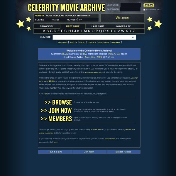 celebritymoviearchive.com