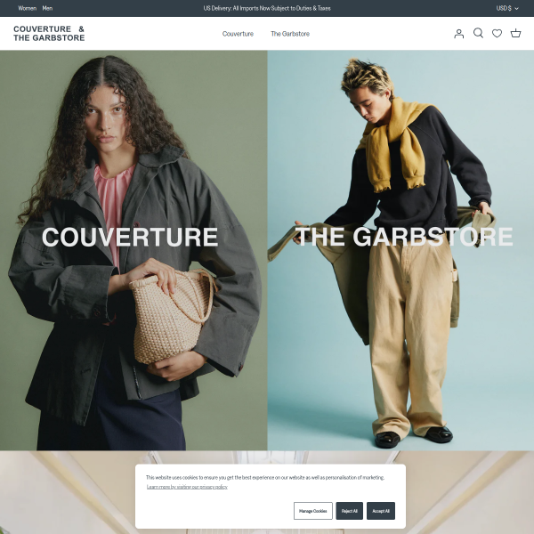 couvertureandthegarbstore.com
