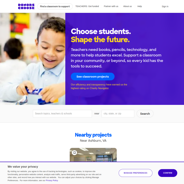 donorschoose.org