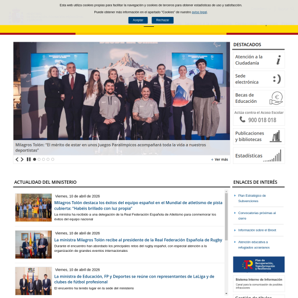 educacionfpydeportes.gob.es