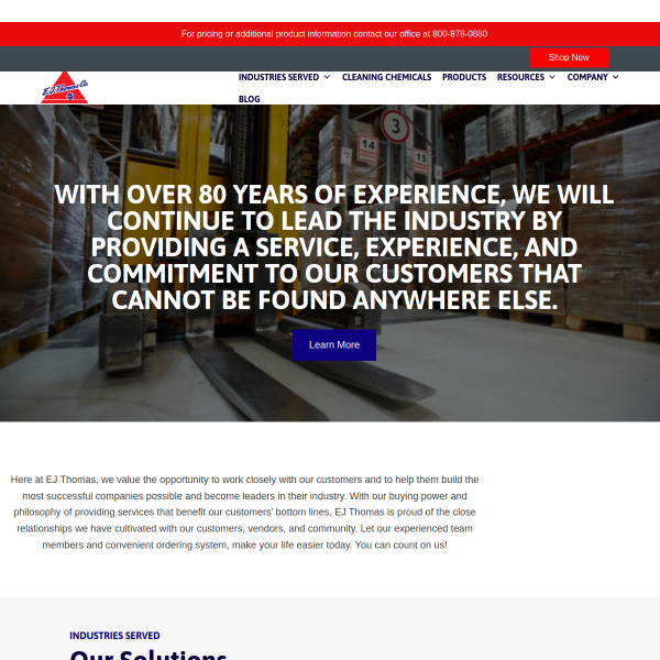 ejthomascompany.com