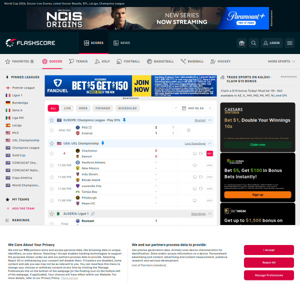 flashscoreusa.com