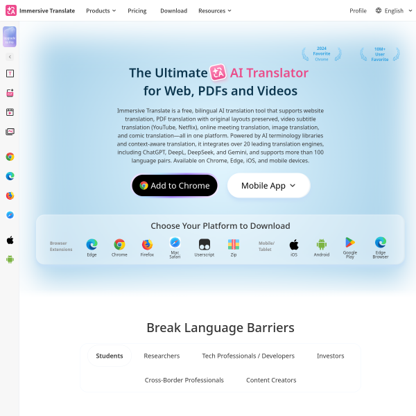 immersivetranslate.com