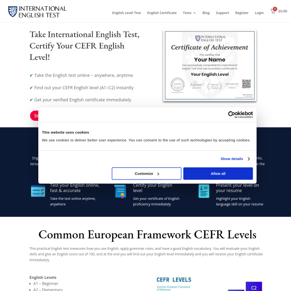 internationalenglishtest.com