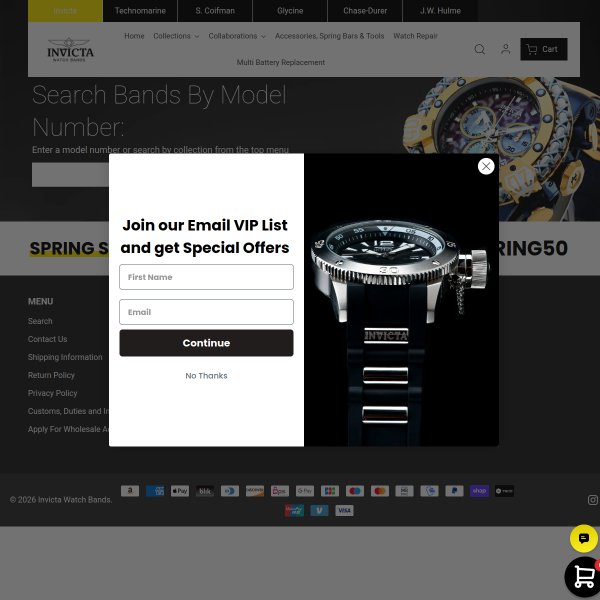 invictawatchbands.com