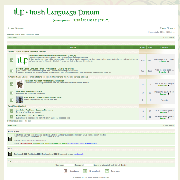 irishlanguageforum.com